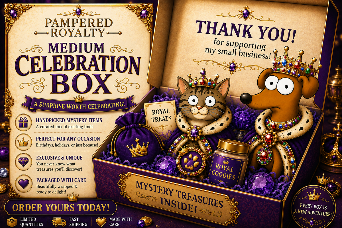 MEDIUM CELEBRATION (OR JUST BECAUSE) BOX FOR PAMPERED ROYALTY