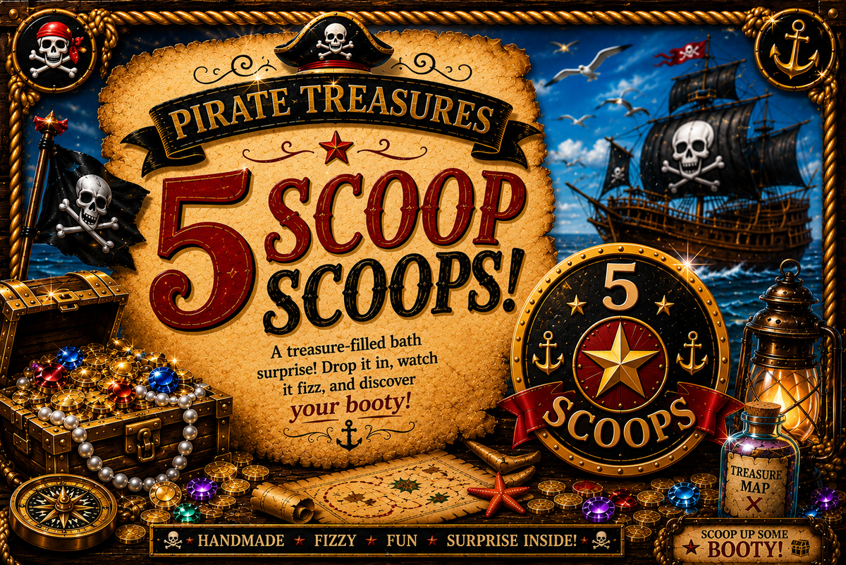 5 PIRATE BOOTY SCOOPS