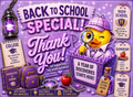 BACK TO SCHOOL SPECIAL