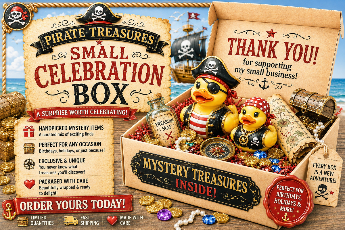 SMALL CELEBRATION (OR JUST BECAUSE) PIRATE BOX