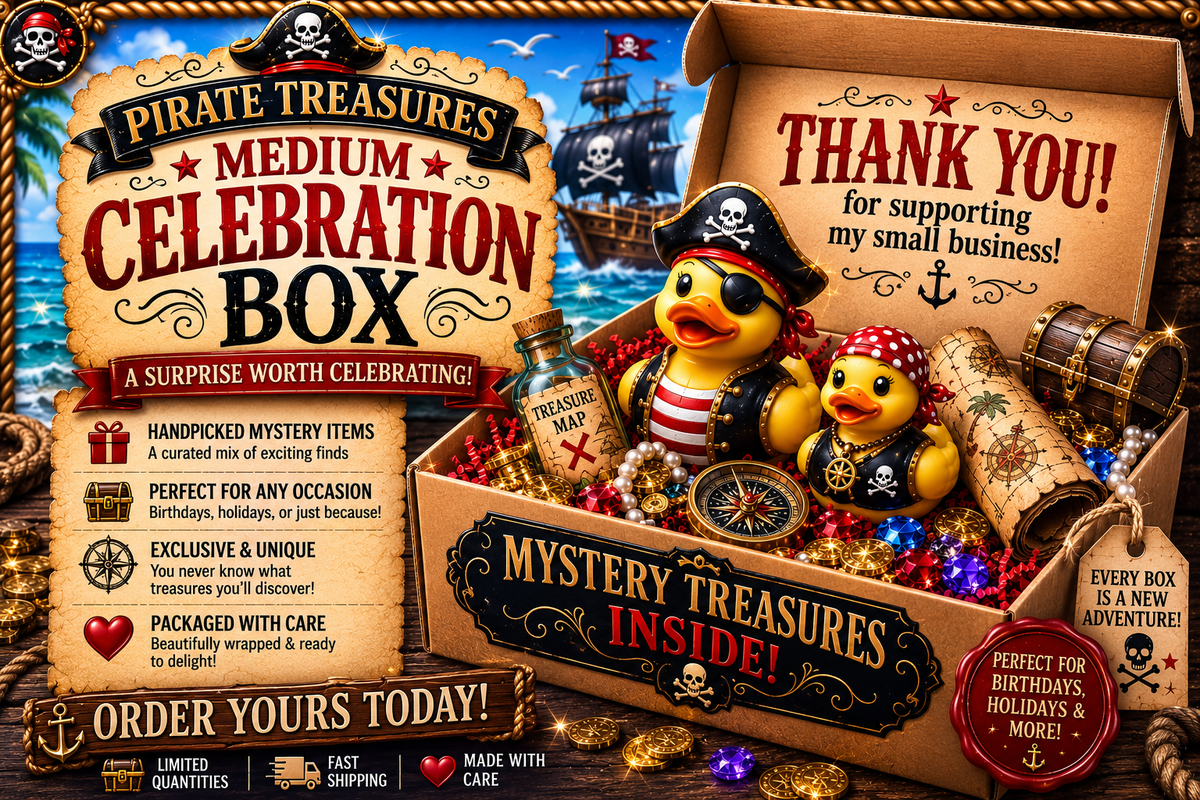 MEDIUM CELEBRATION (OR JUST BECAUSE) PIRATE BOX